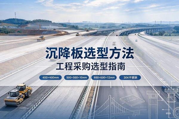 惠民沉降板选择方法