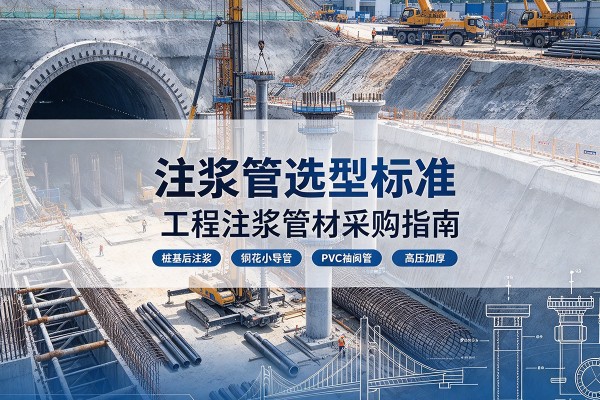 惠民注浆管选型标准