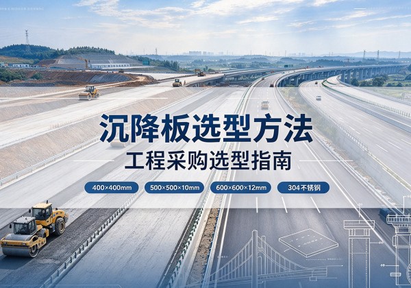 惠民沉降板选择方法